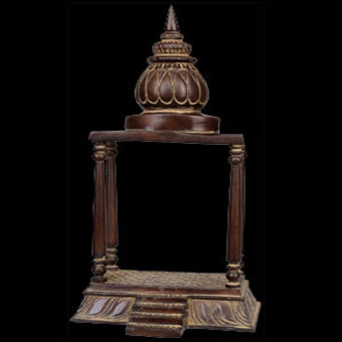 BUDDHA Altar Messing braun edel