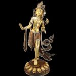 40cm Figur GREEN TARA DANCING