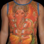 Bizeps T-Shirt. Ganesha II Motiv, GOA - T-Shirt