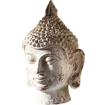 Buddha Kopf, Steingut, Buddha Figur, Buddha BodhiSattvas Figuren, Skulpturen