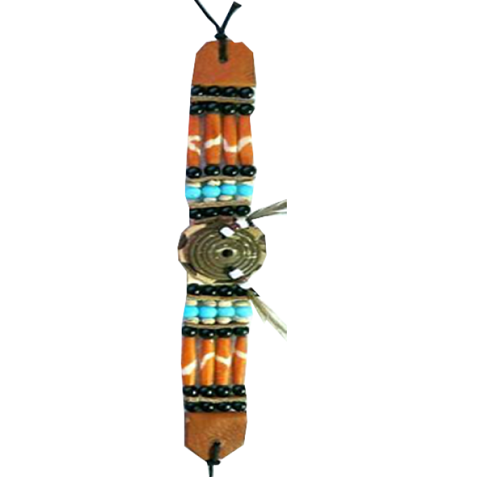 Choker INDIANER ArmBand orange