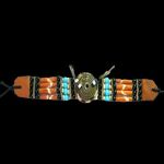 Choker INDIANER HalsBand orange