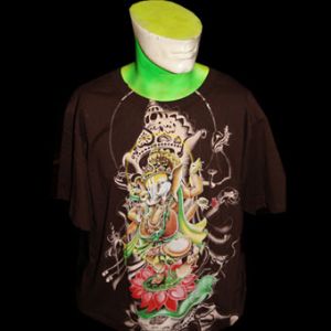 AUM Gott Ganesha Dancing Shirt Grösse XL