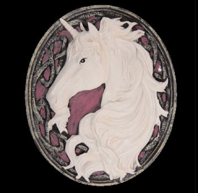 Last UniCorn WandBild oval