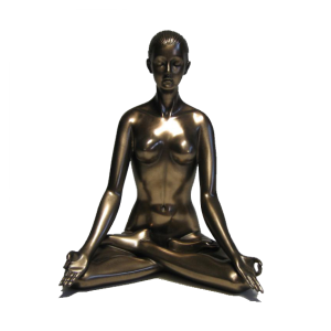 YOGA Figur bronzebraun