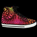 Crazy UV Sneakers Fraktal Spiralix Gr. 39