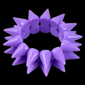 ArmBand Resin Stacheln purple