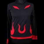 GOA Hoddie PullOver FLAMES black