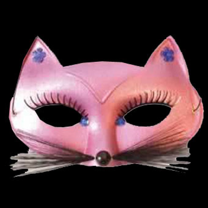 Fancy KittyCat Maske  lila pinki