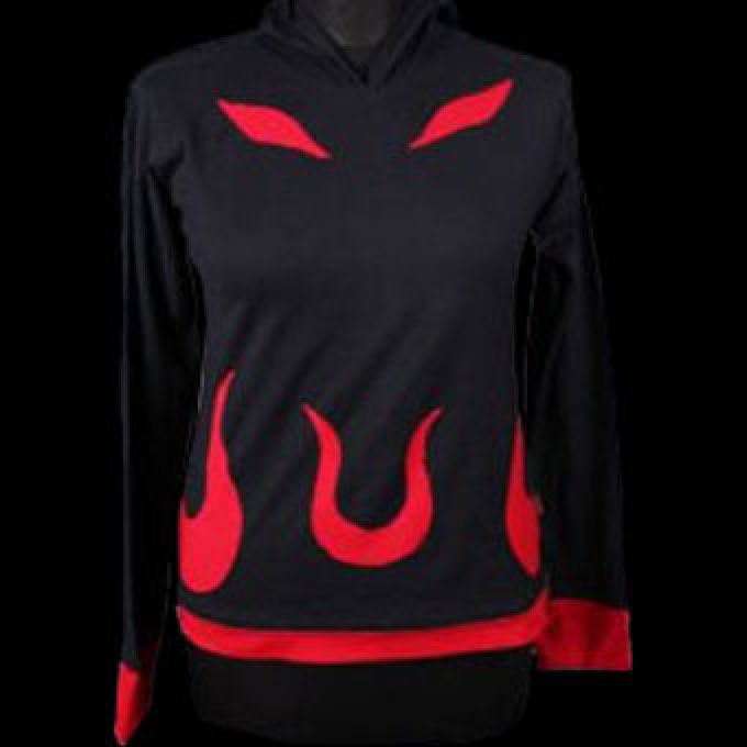 GOA Hoddie PullOver FLAMES black