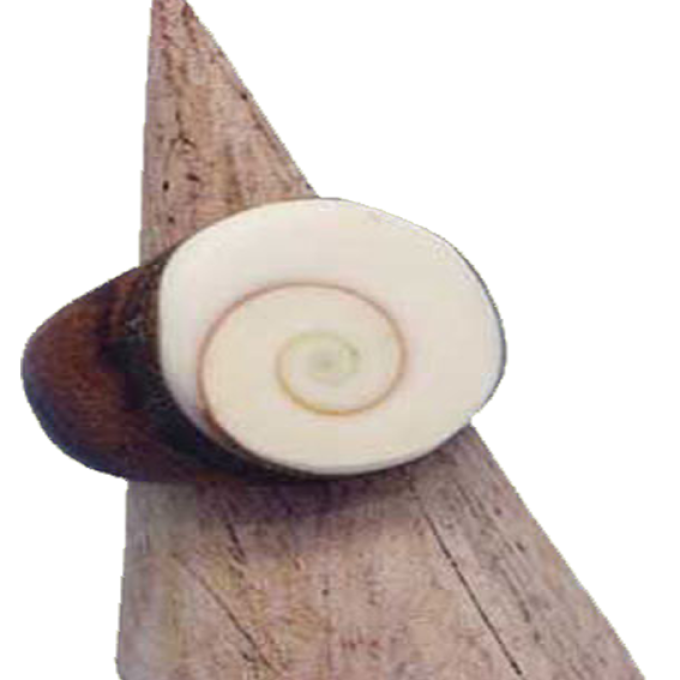 Hindu God Shiva Eye HolzRing II