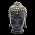 Black Buddha Head, Buddha Figur, Buddha BodhiSattvas Figuren, Skulpturen