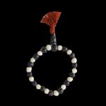 ArmBand MALA YakBone mit 27 ZählPerlen black & white