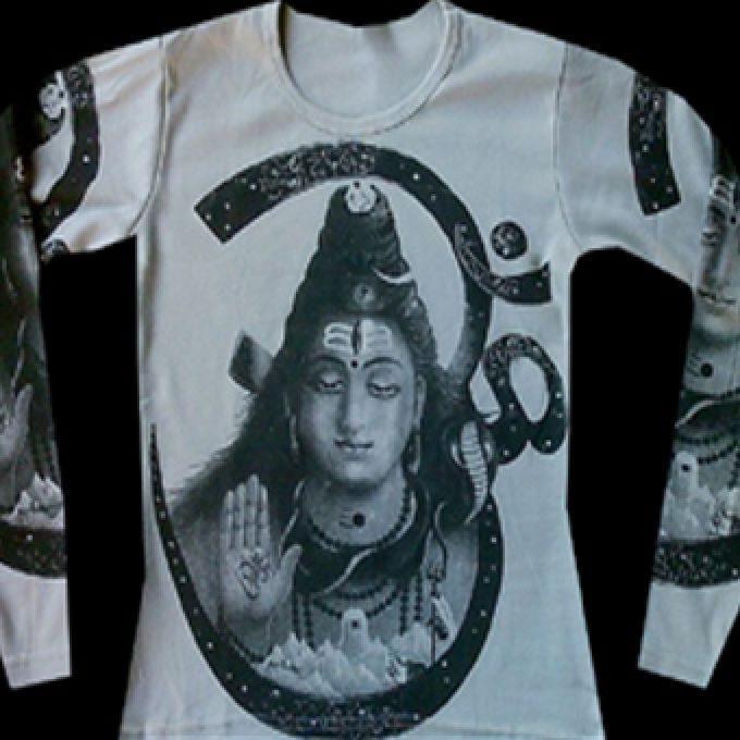 Holy Divinity SHIVA PullOver GoaShirt fancygrey S